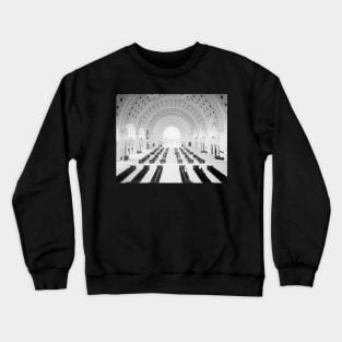 Union Station Grand Lobby, 1910. Vintage Photo Crewneck Sweatshirt